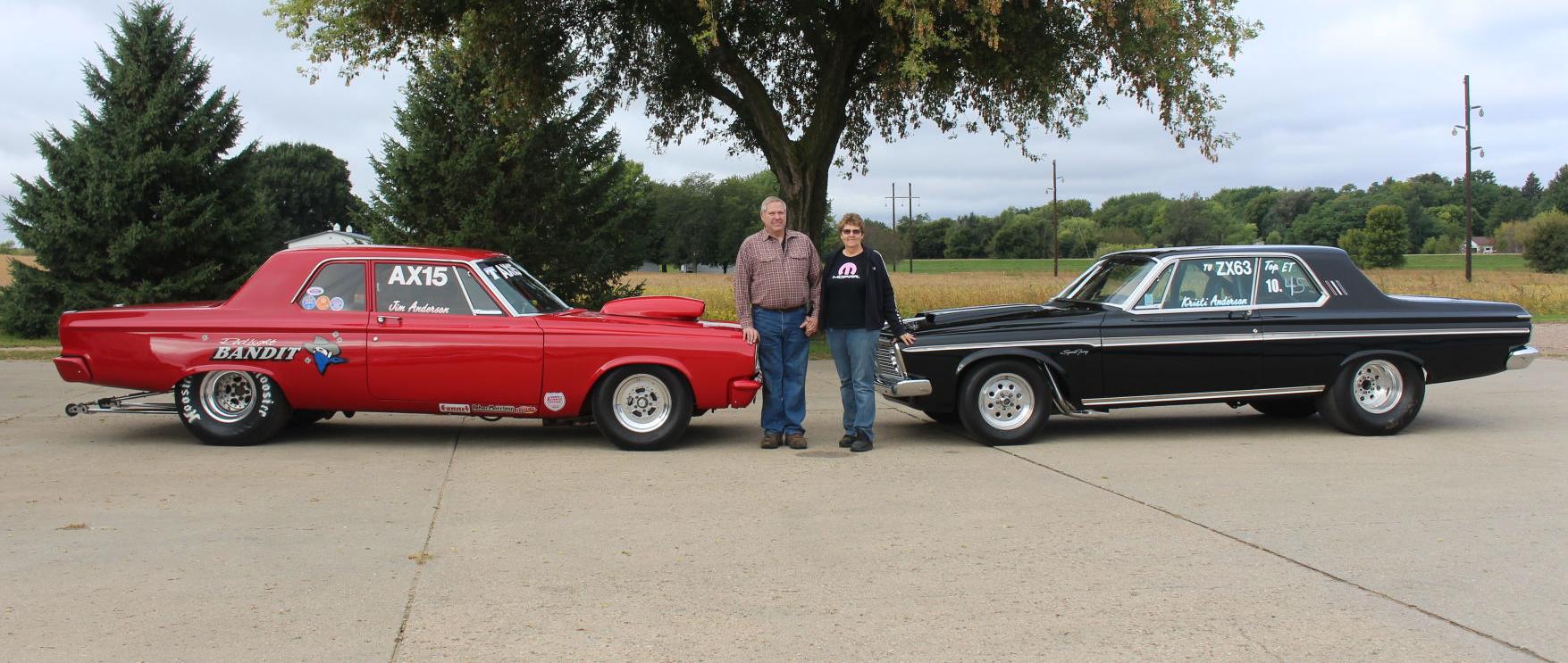 Couple racing together in life